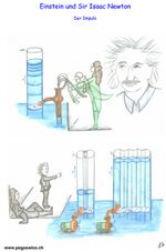 Vorschaubild für Datei:Einstein vs Newton.jpg